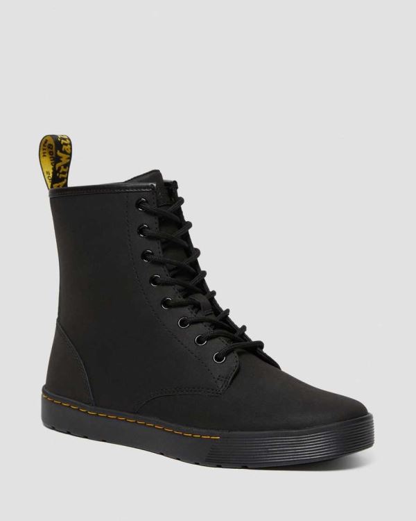 Descuento Tenis Casuales Hombre Dr Martens Cairo Cuero Negros